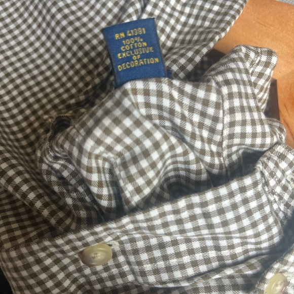Ralph Lauren button down mens large - Picture 2 of 6
